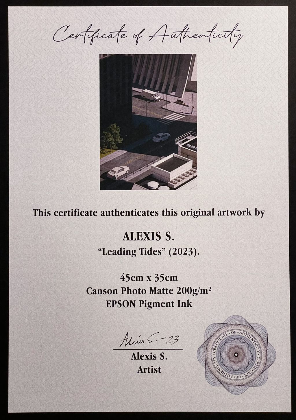 Physical Print - “Leading Tides” #01