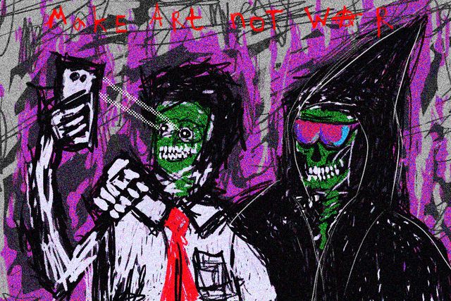 make art not war