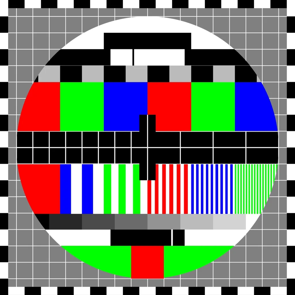 Broadcast Signal Test Pattern RGB