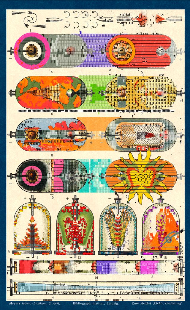 electric discharges.