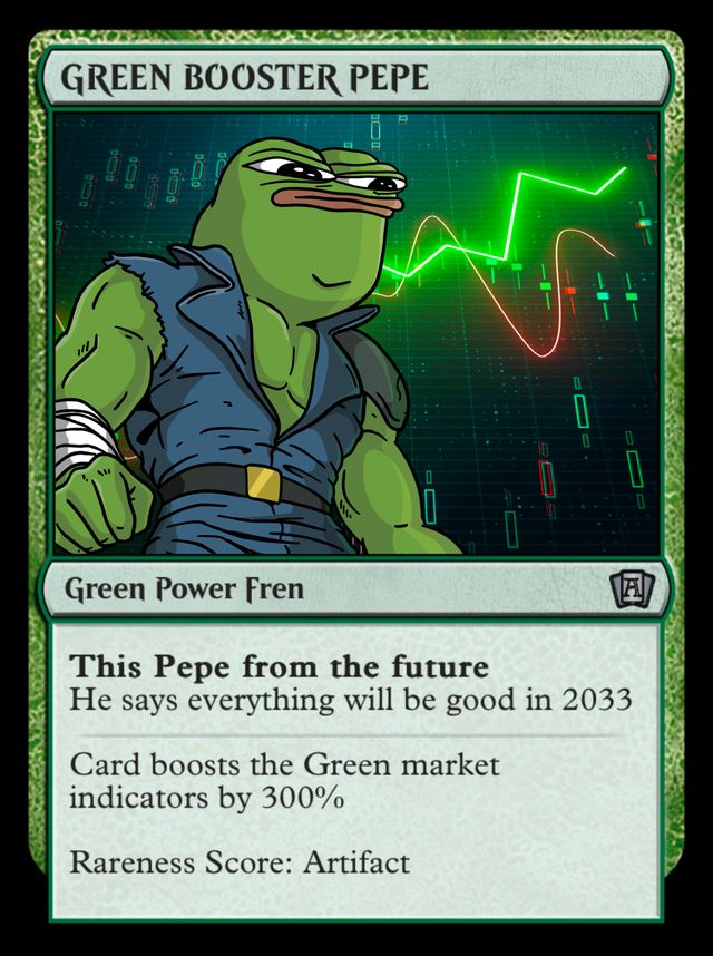 GREEN BOOSTER PEPE