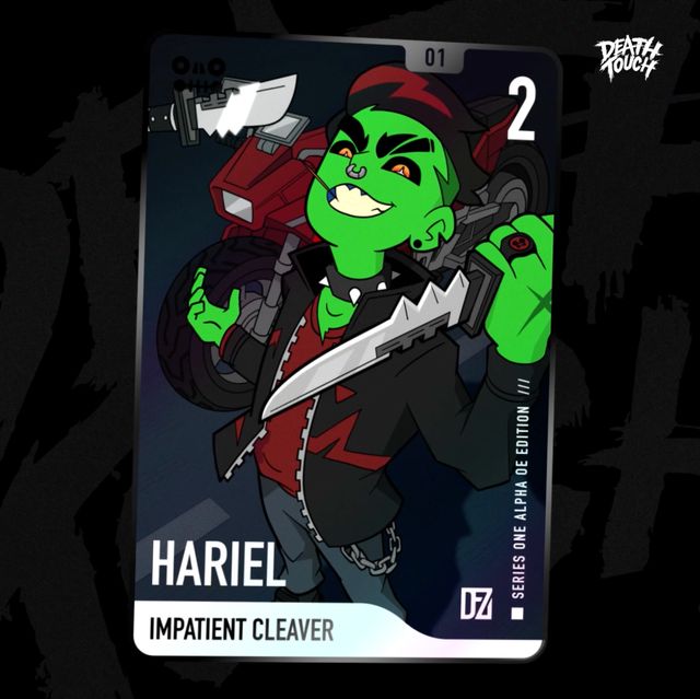 DEATH TOUCH ALPHA CARD: 02 HARIEL