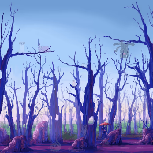 Forgotten Cats of Fallen Leaves Forest (Async Master Art)